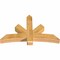Ekena Millwork Alberta Rough Sawn Timber Gable Bracket, Western Red Cedar, 60"W x 38"H x 6"D x 6"F, 15/12 Pitch GBW060X38X0606ALB00RWR - alternate 2